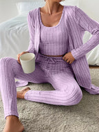 Women's Three-piece Trouser Lounge Set