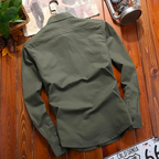 Men's Military-Inspired Overshirt