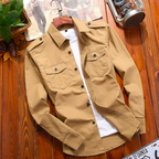 Men's Military-Inspired Overshirt