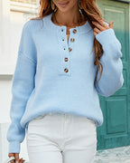 Women's Crew-neck Jumper with round neck – Pink