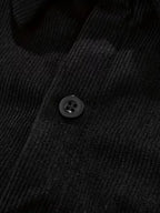Men's Ribbed Long Sleeve Shirt with Chest Pocket