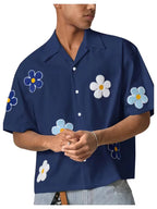 Men's Floral Short Sleeve Shirt