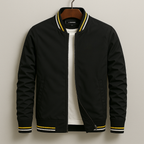Men's Classic Bomber Jacket – Ribbed Trims
