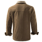 Men's Parka with Shearling-style Collar