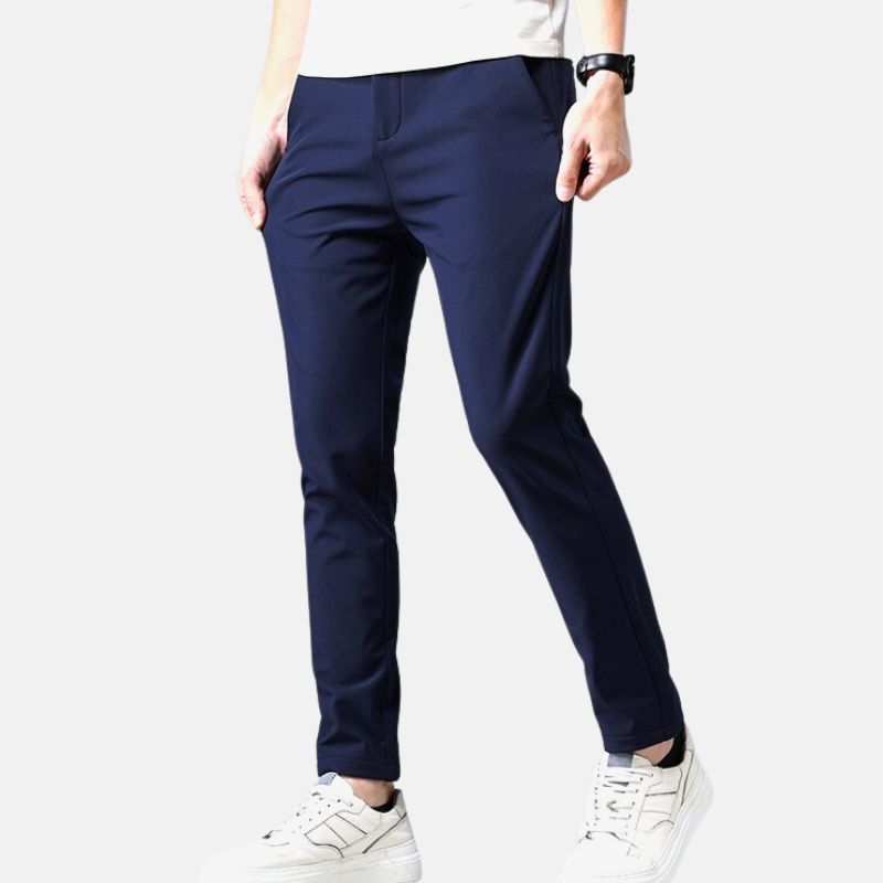 Men's Slim Stretch Chinos – Business Casual Cotton