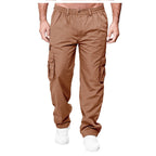 Men's Utility Cargo Trousers – Relaxed Multi-Pocket Trousers