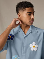 Men's Floral Short Sleeve Shirt