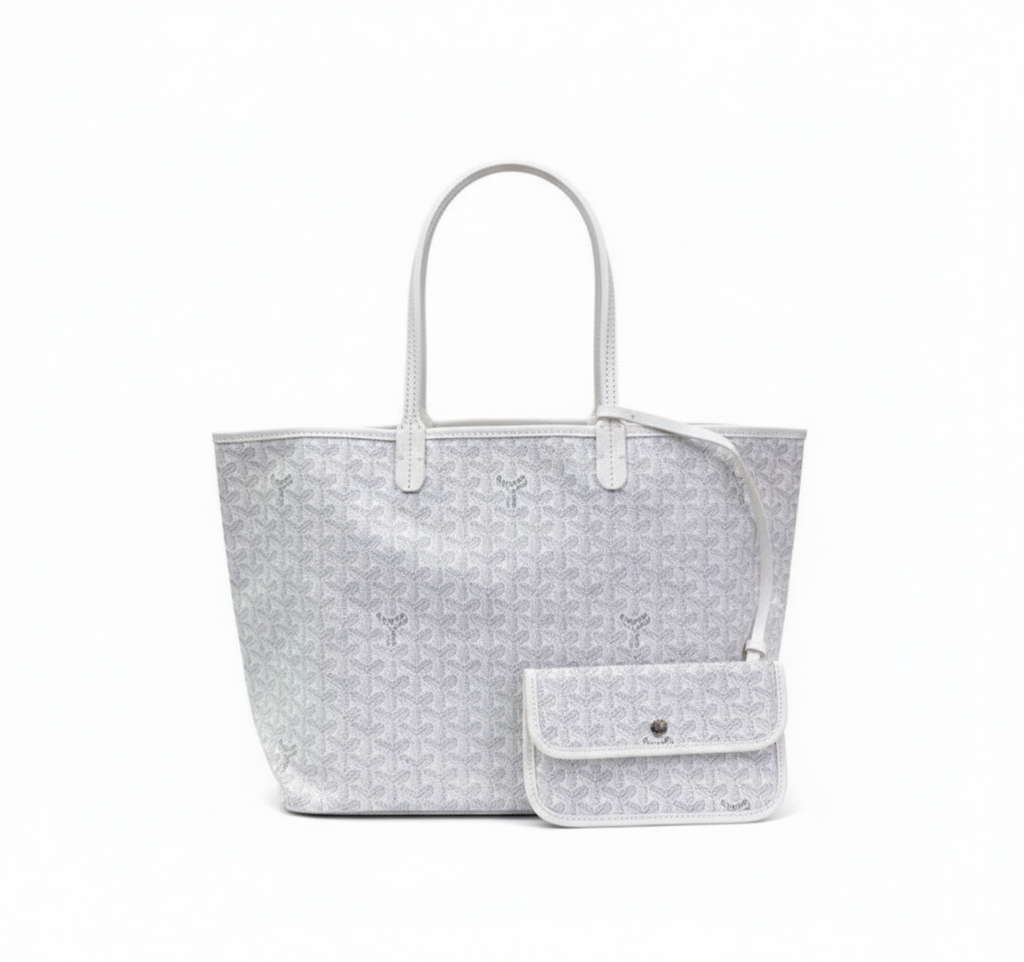 Women's Patterned Tote Bag with Matching Pouch - Large Shopper Bag