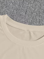 Men's Dark Longsleeve with White Script Print on Sleeves and Chest
