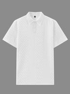 Men's Jacquard Polo and Trouser Lounge Set