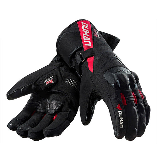 Men's Battery-Heated Waterproof Motorcycle Gloves