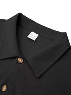 Men's Button-Up Bomber Jacket with Chest Pockets