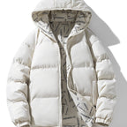 Men's Reversible Quilted Jacket with Hood