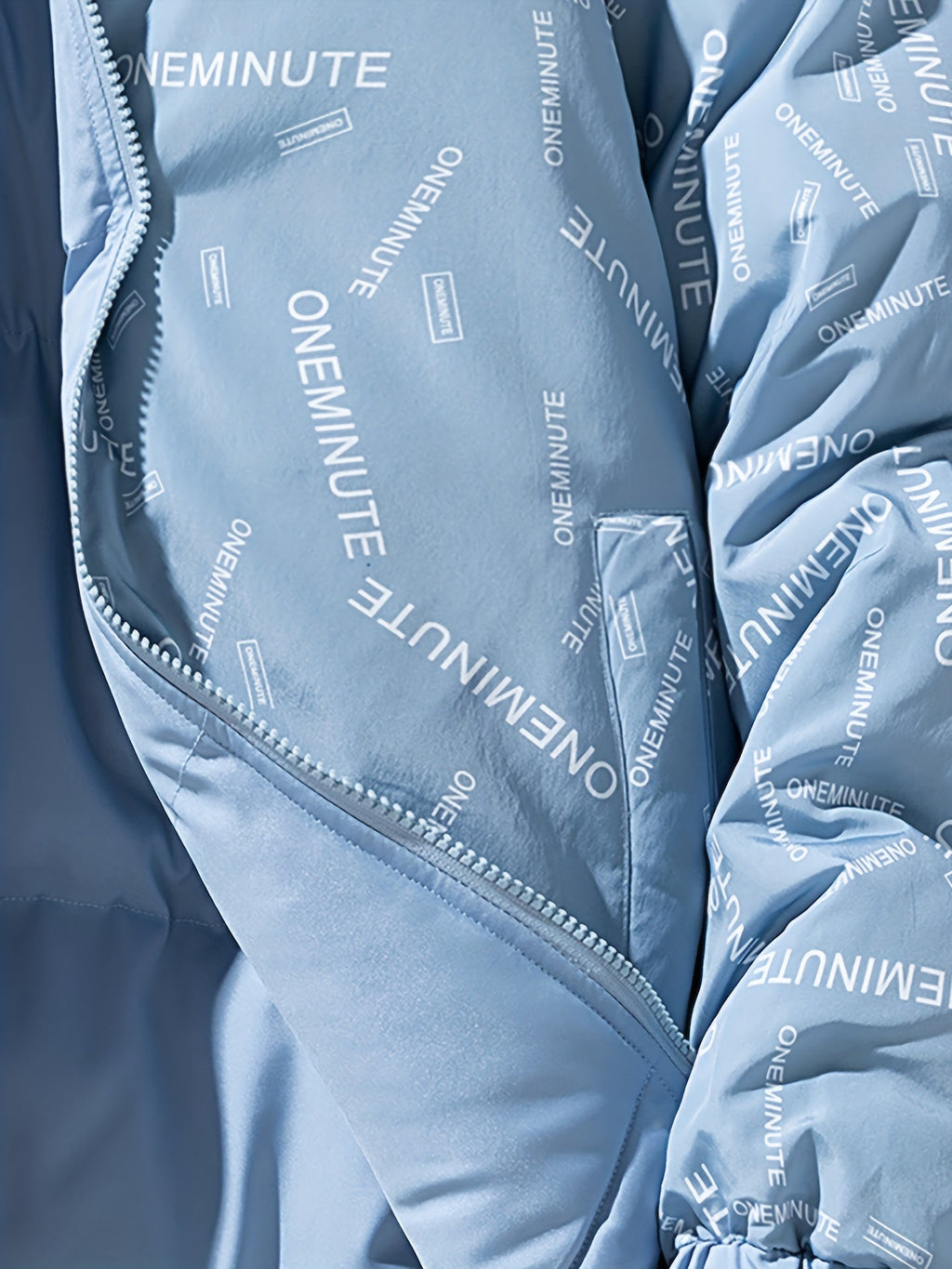 Men's Reversible Quilted Jacket with Hood