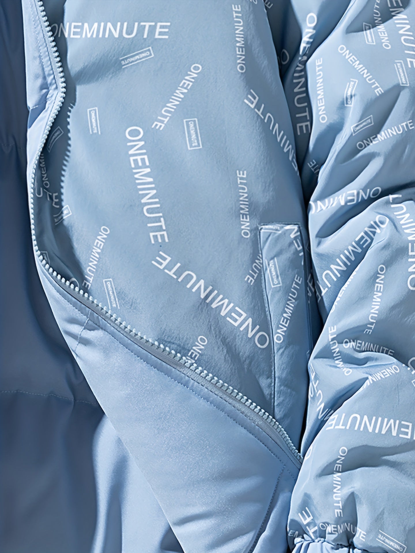 Men's Reversible Quilted Jacket with Hood