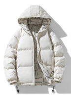 Men's Reversible Quilted Jacket with Hood