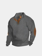 Men's High Collar Knit Jumper – Precision Tailored Fit