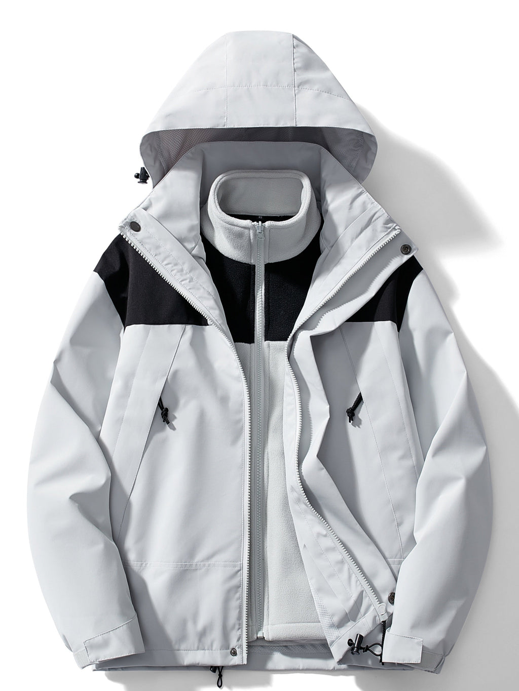 Men's 3-in-1 Outdoor Jacket – Hooded Winter Layer