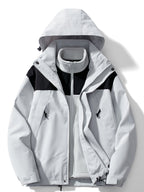 Men's 3-in-1 Outdoor Jacket – Hooded Winter Layer