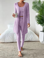 Women's Three-piece Trouser Lounge Set