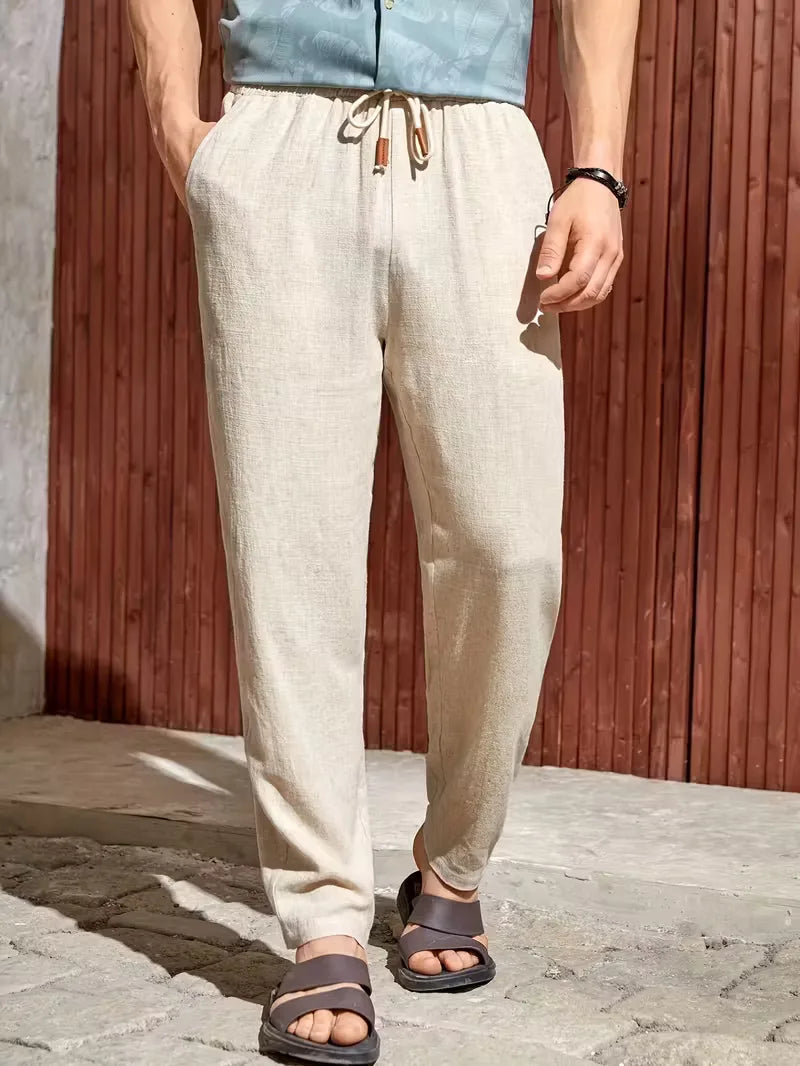 Men's Lightweight Drawstring Trousers
