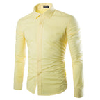 Men's Long-sleeve Dress Shirt – Black
