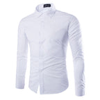 Men's Long-sleeve Dress Shirt – Black