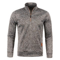 Men's Stand-collar Sweatshirt with zip and long sleeves