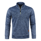 Men's Stand-collar Sweatshirt with zip and long sleeves