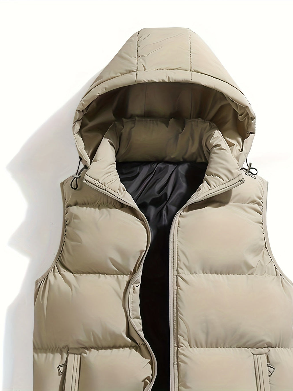Men's Quilted Gilet with Hood