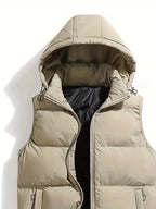 Men's Quilted Gilet with Hood
