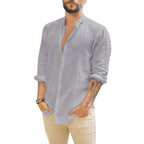 Men's Long-sleeve Shirt – Blue
