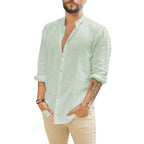 Men's Long-sleeve Shirt – Blue