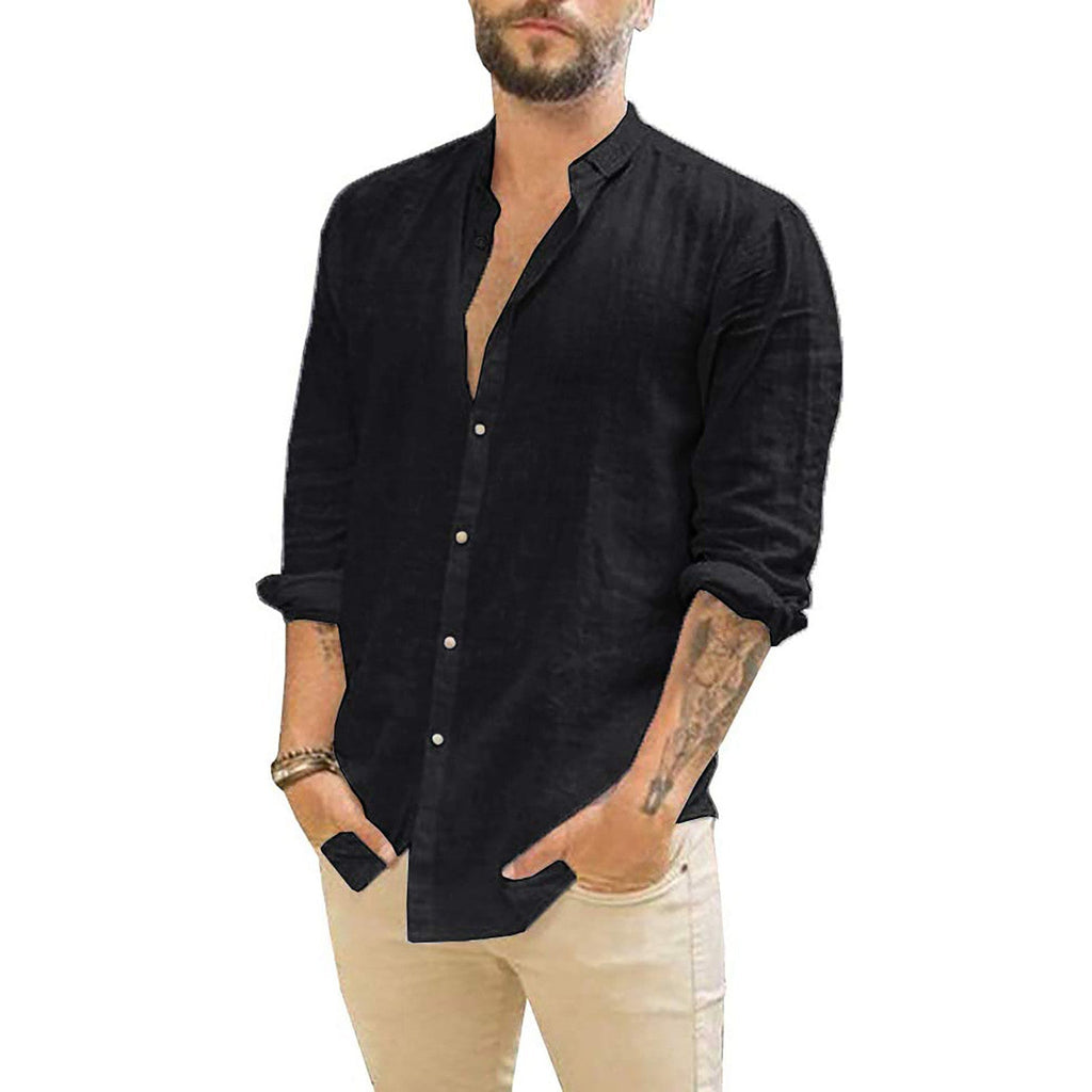Men's Long-sleeve Shirt – Blue