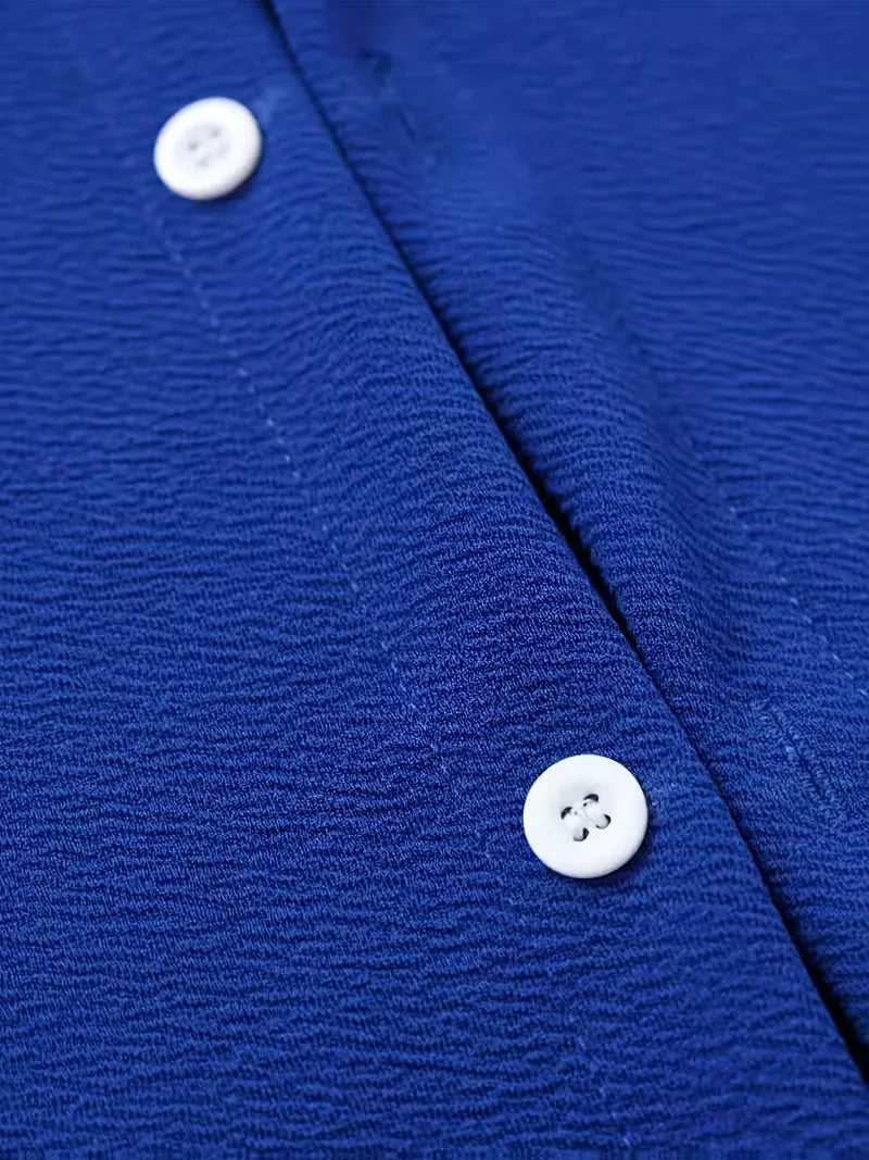 Men's Textured Short Sleeve Shirt