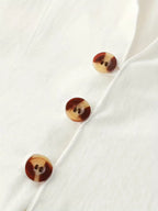 Men's Mandarin Collar Shirt and Trouser Set