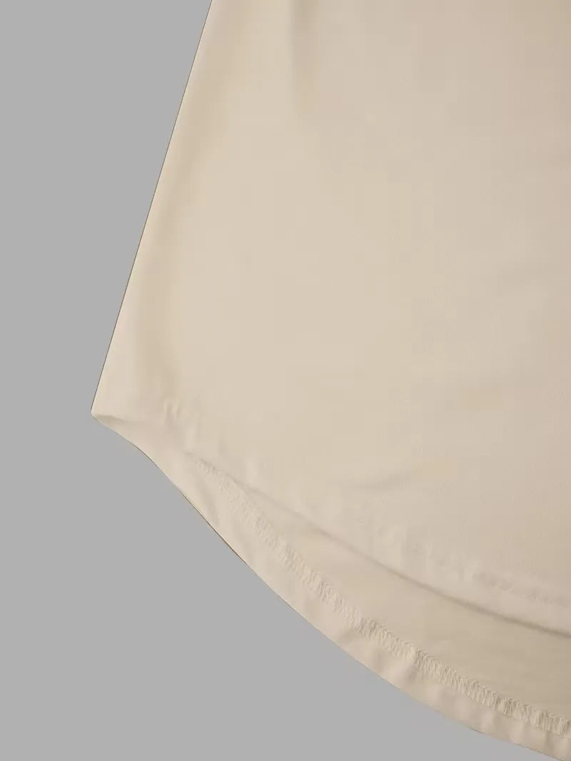 Men's Dark Longsleeve with White Script Print on Sleeves and Chest
