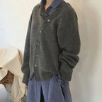 Women's Button-front Cardigan – Brown