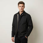 Men's Lined Jacket – Streamlined Cut, Checked Lining