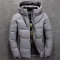 Men's Detachable-Hood Insulated Puffer Winter Jacket