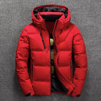 Men's Detachable-Hood Puffer Winter Jacket