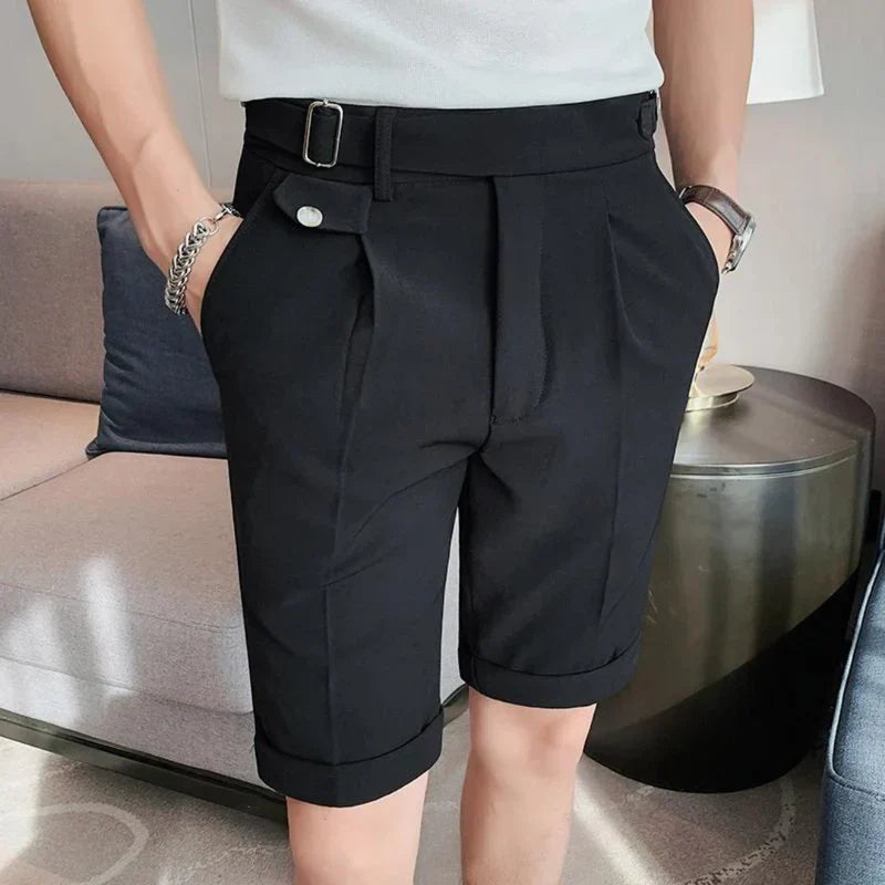 Men's Smart Cotton-Blend Shorts