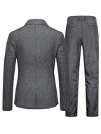 Men's Slim-Fit Two-Piece Suit in Grey