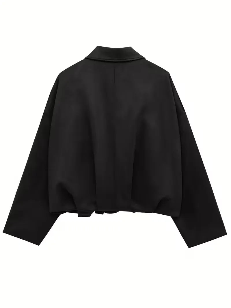 Women's Oversized Bomber Jacket