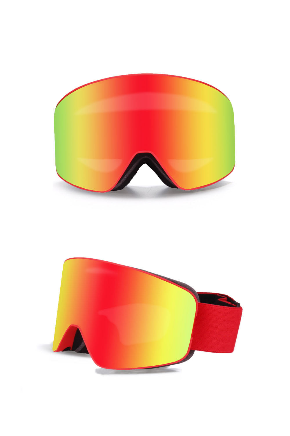 Men's Dual-Lens Ski Goggles – Anti-Fog UV-Protective Wind-Resistant