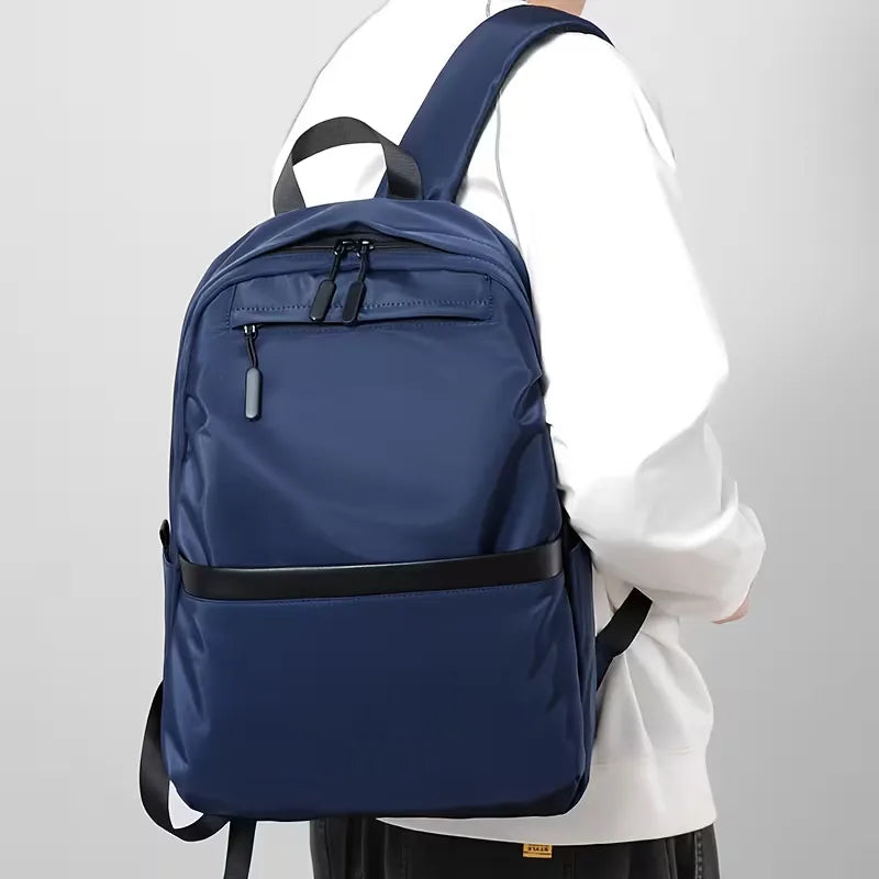 Multi-Pocket Oxford Backpack