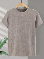 Men's Knitted Jacquard T-Shirt