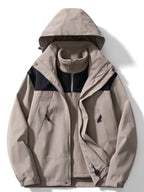 Men's 3-in-1 Outdoor Jacket – Hooded Winter Layer