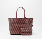 Women's Patterned Tote Bag with Matching Pouch - Large Shopper Bag