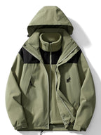 Men's 3-in-1 Outdoor Jacket – Hooded Winter Layer